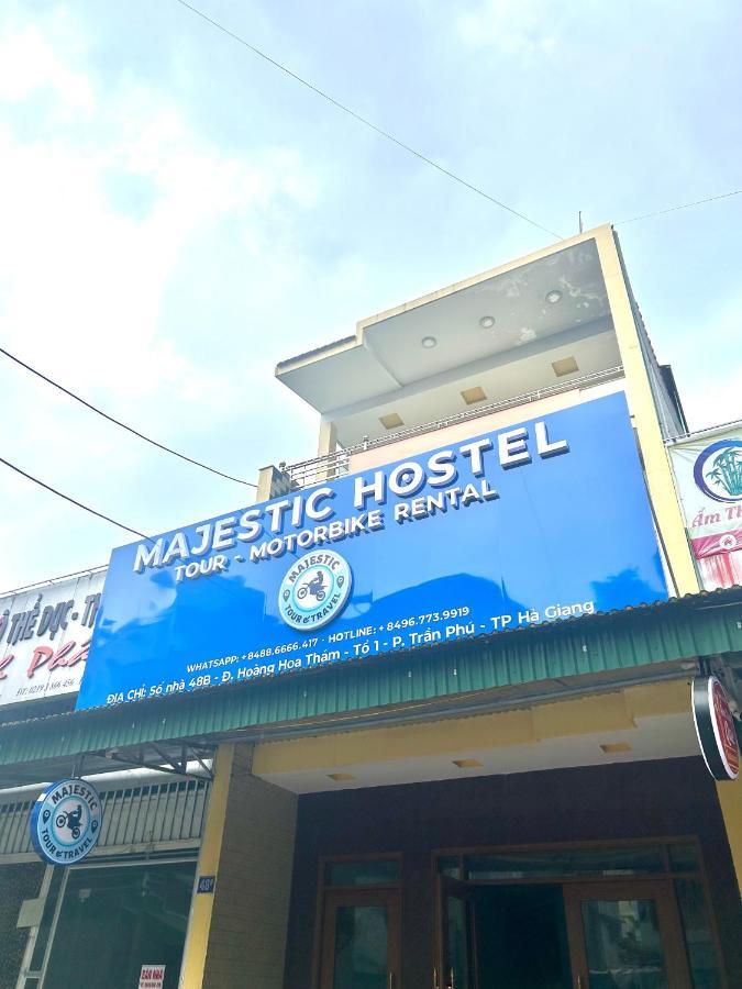 הא גיאנג Majestic Hostel - Tour & Motorbike Rental מראה חיצוני תמונה